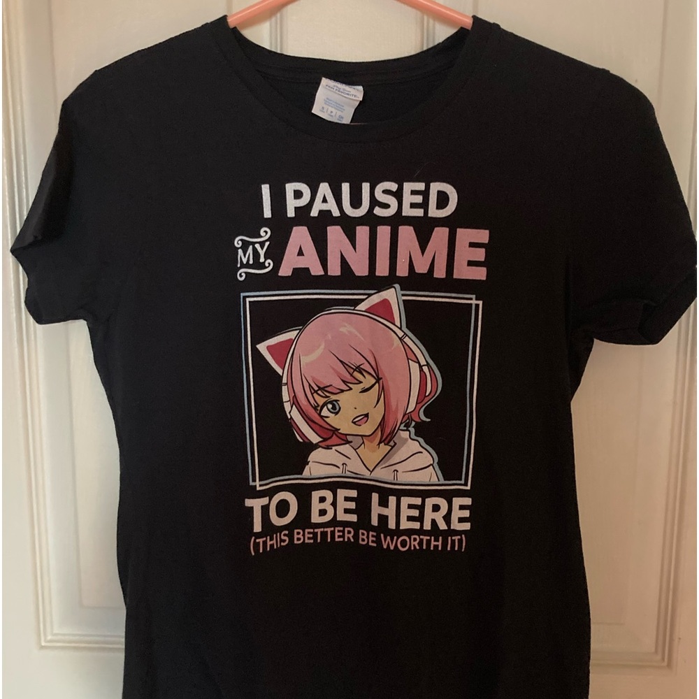 Anime cat girl tee